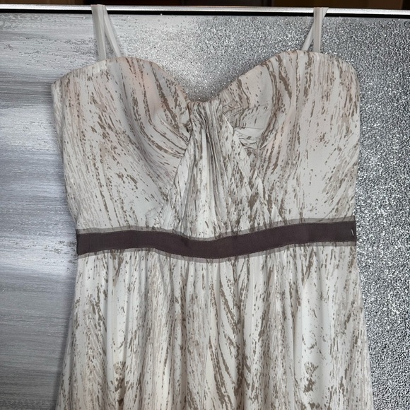 BCBGMaxAzria White Strapless Sundress Cocktail - Picture 5 of 9